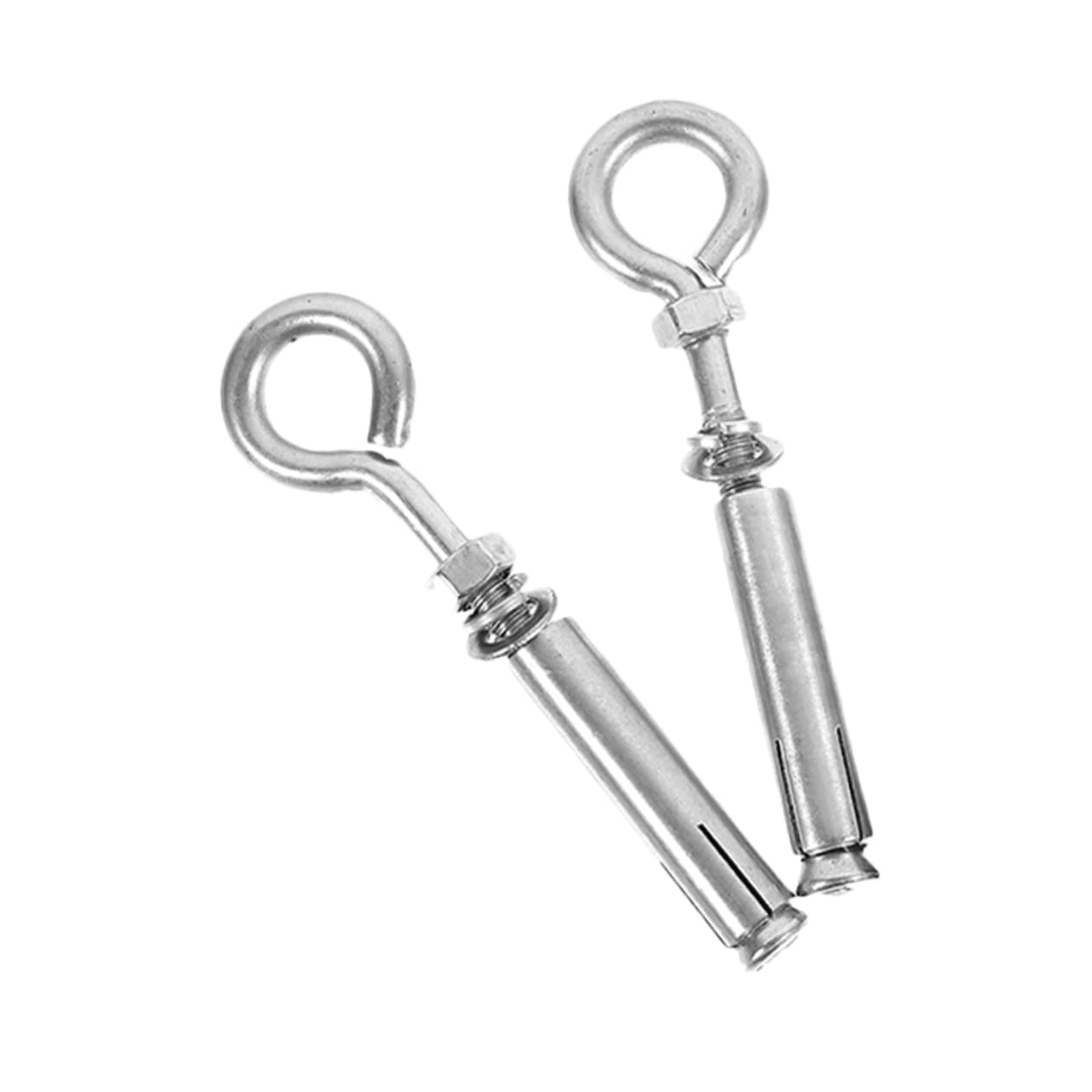 Veemoon Heavy Duty Wall Anchor Bolts 2 Stainless Steel Expansion Screws Hooks Concrete Wall Hooks Easy to Install for Siding and Drywall