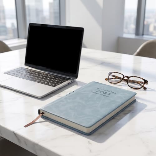 STOBAZA Agenda Scolaire 2027 A5, Carnet Bleu, Papier, Planning Hebdomadaire – vue 6