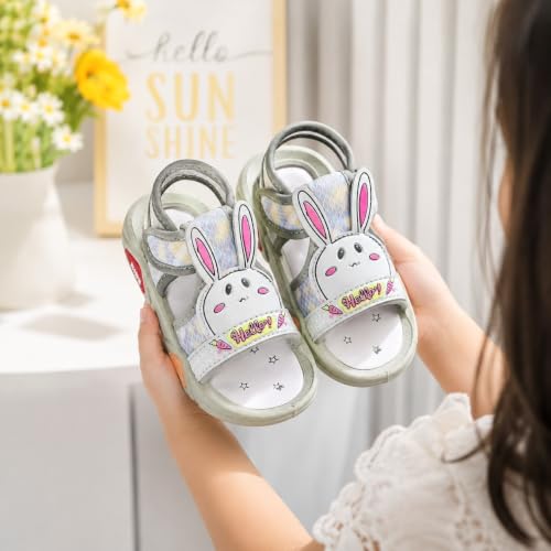 Image of Kids Sports Sandals Lightweight Breathable Anti Slip Comfortable Velcro Footwear for Boys and Girls