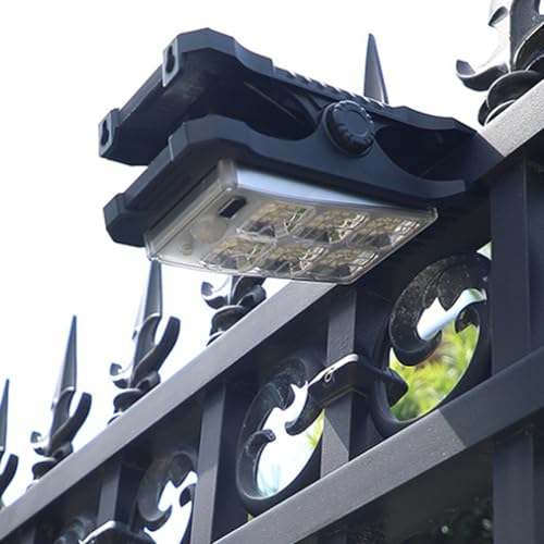 Luces solares exteriores impermeables con batería de 1200 mAh para patio 7