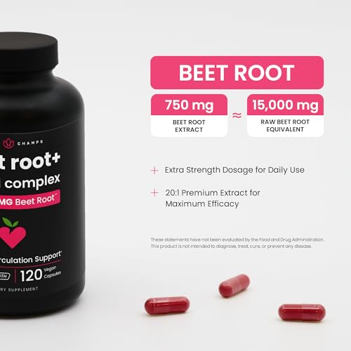 NutraChamps 8-in-1 Beet Root Capsules
