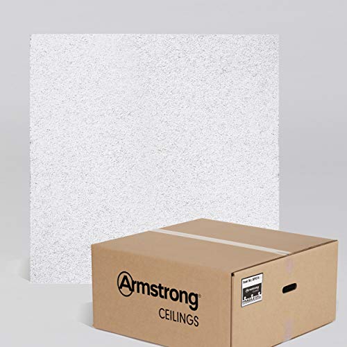 Armstrong Ceiling Tiles; 2x2 Ceiling Tiles â€“ HUMIGUARD Plus Acoustic Ceilings for Suspended Ceiling Grid; Drop Ceiling Tiles Direct from the Manufacturer; CIRRUS Item 574 â€“ 12 pcs White Lay-in
