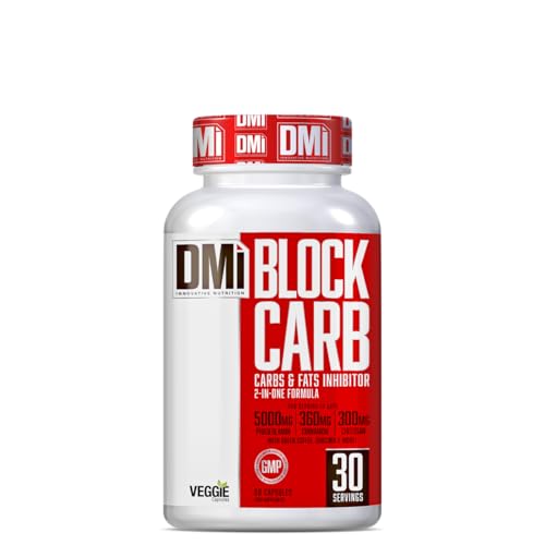 Block Carb – 60 Cápsulas | Suplemento Alimenticio con Faseolamina, Chitosan y Garcinia Cambogia