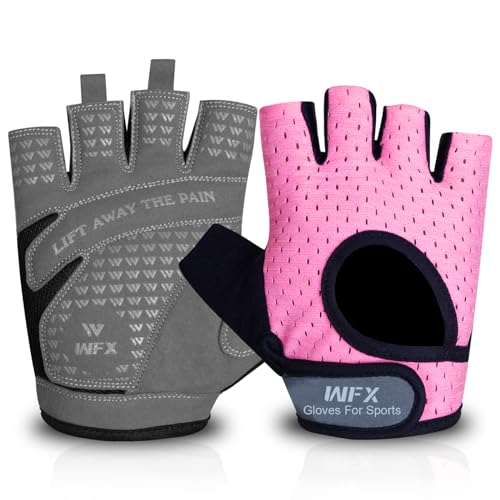 WFX Ladies Gym Gloves, Pink, M