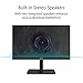 ASUS 23.8” 1080P Docking Monitor (VA24ECPSN) - Full HD, IPS, 75Hz, Adaptive-Sync, Speakers, Eye Care, Low Blue Light, Flicker Free, USB-C, RJ45, HDMI, Frameless, Height Adjustment, VESA Wall Mountable