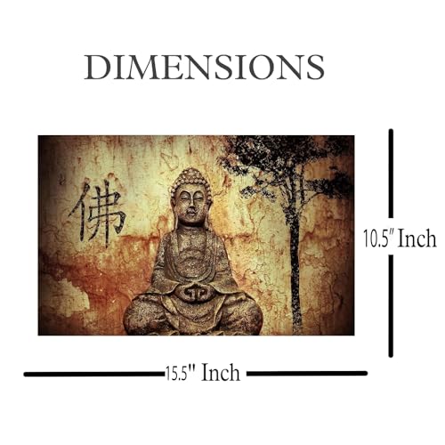 Image of Laptop Skin Stickers Bubble-Free HD Quality Sticker for Laptops Upto 15.6 inch Compatible with Apple /Dell /HP /Lenovo /Acer /Asus /Sony (Dustproof|Waterproof|Scratchproof|Reusable) - Buddha 1