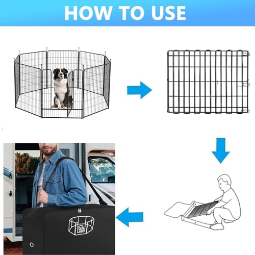 Bolsa para parque de perros que soluciona el desorden de juguetes y vallas portátiles 7