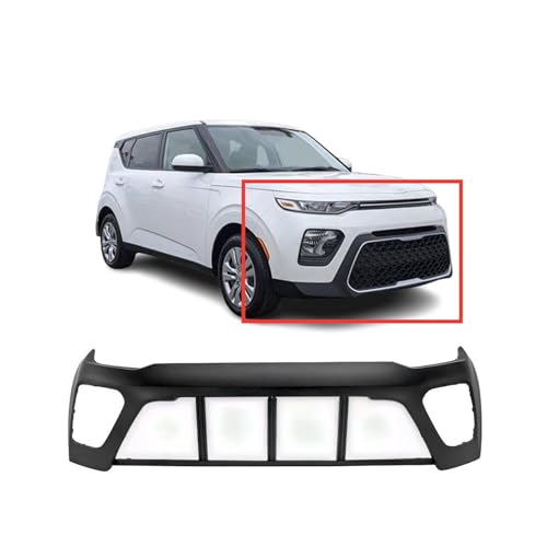 Image of FitParts Compatible with Kia Soul 2020-2022 Front Upper Bumper Cover | Hatchback, Hatchback EX LX S X-Line, Ready to Paint, OEM 86511K0000, KI1014105