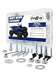 CYCBOLT 260 PCS ATV Body Bolts Kit Set Fit for Moto-4 YFM200 225 250 350, Kodiak 400 450 700, TRI-Moto/Raptor...