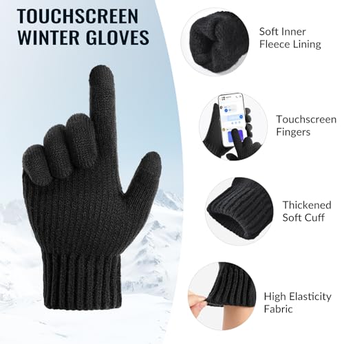 Winter Hat Scarf Gloves Set 29% Off - Only $4.26