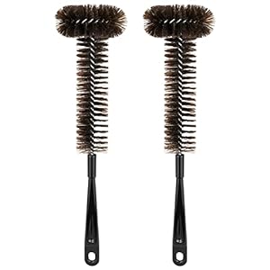 Mellbree Mel-GDB-1 Müllentsorgungsbürste, mit extra langem Griff, 2 Stück