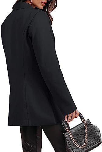 Blazer Jackets for Women Plus Size Fashion Casual Open Front Long Sleeve Lapel Collar Work Office Suit Coats3