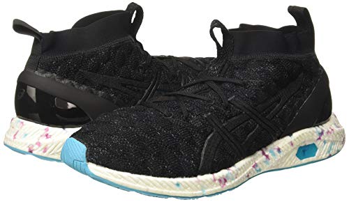 Image of ASICS Womens Hypergel-kan Black Sneakers - 4 UK (1022A032.001)