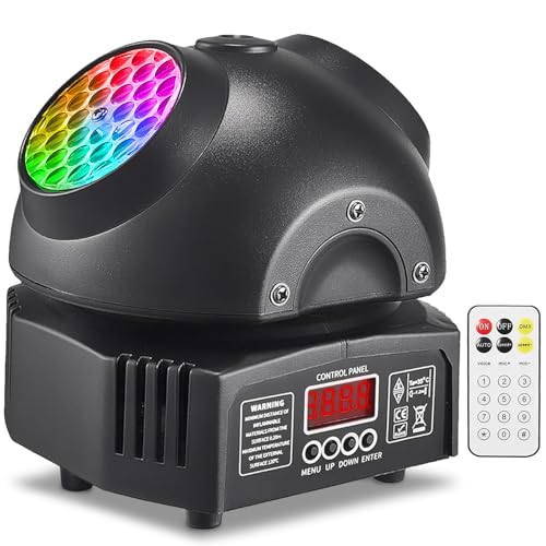 Moving Head Light RGBW LED DJ Stage Lights with 11ch DMX Control ...