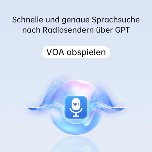Choyong Voyager Bluetooth-Lautsprecher, kabellos, Internetradio, globale Version mit WLAN/4G, Weltradiosender, BT5.3, Elektronik für Zuhause/Reisen/Outdoor, tragbarer Mini-Lautsprecher – Bild 7