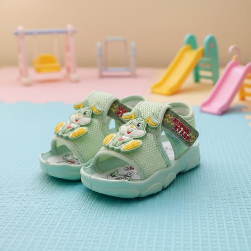Image of Kids Chu-Chu Sound Musical First Walking Cozy Sandals for Baby Boys and Baby Girls Age 9-22 Months