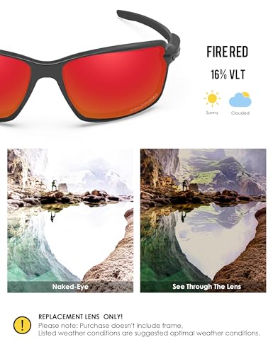 Image of BLAZERBUCK Anti-salt Polarized Replacement Lens for Oakley Carbon Shift OO9302 Sunglass