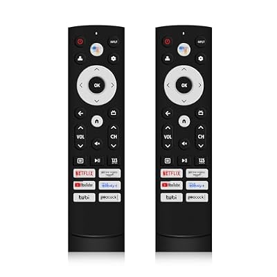 2 PC Replacement Remote Control for Hisense Smart Google TV Series,for UHD 4K ULED Google TVs,for Mini-LED ULED 4K TV Series?No Voice?