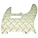 KAISH 8 Hole Metal Diamond Plate Modern Style Tele Pickguard Aluminum TL Scratch Plate Fits American/Mexican Fender Telecaster Gold