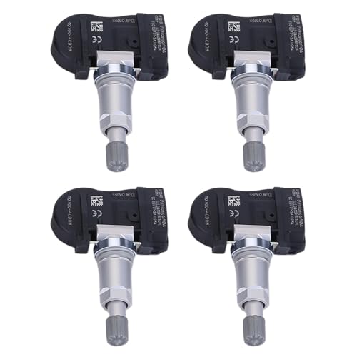 4PCS TPMS Reifendrucksensor Vorne Hinten 407004CB0B Kompatibel für QX50 II NV200 Ni*s-s*an X-Trail Re-*n-ault Meg*ane 4 1.3 1.6 TCe 140 RDKS Sensor Reifendruckkontrollsystem 407004CB0A, 407704CB1B