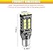 GAOLAOSY Car T15 LED Backup Reverse Light, 12V 6500K 5W High Bright Brake LED Bulb, 912 921 W16W Decoding Lights with 3030SMD Chip, Reverse Light Bulb Replacement for RV, SUV, Truck (2PCS)
