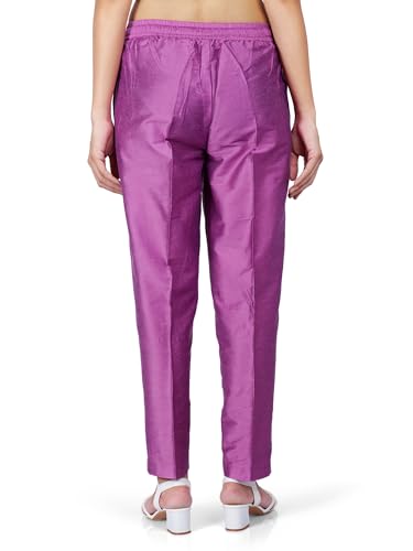 Image of Trouser Pants for Women,Stylish Trousers for Woman for Kurti Relaxed & Regular Straight fit Palazzo,Ethnic Bottom Formal Pants for Women Office wear Casual & Daily Use