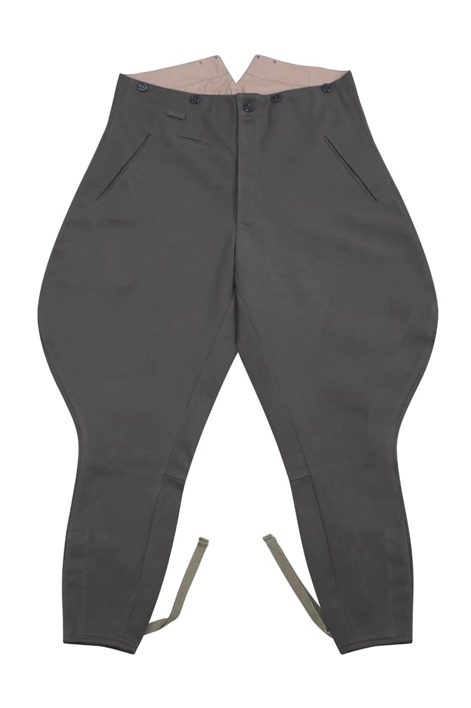 WWII German Army Seiei Officer Stone Grey Gabardine Riding