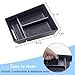 JKCOVER Center Console Organizer Tray Compatible with BMW X5 G05 X7 G07 (2019-2025) and X6 G06 (2020 2021 2022 2023 2024 2025) Accessories Armrest Secondary Storage Box, ABS Plastic