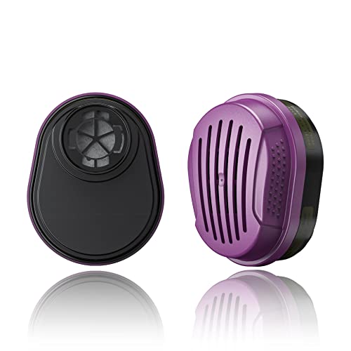 DrÃ¤ger X-plore Combination Cartridge OV/AG/HF/FM/CD/P100 | 2 Pieces | NIOSH-Approved | for DrÃ¤ger X-plore 5500 Full-Face Respirator Mask | for DrÃ¤ger X-plore 3300 & 3500 Half-Face Respirator Masks