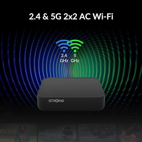 Strong Leap-S3 Android 1 Box Streamingowy, Czarny, 4K ULTRA HD