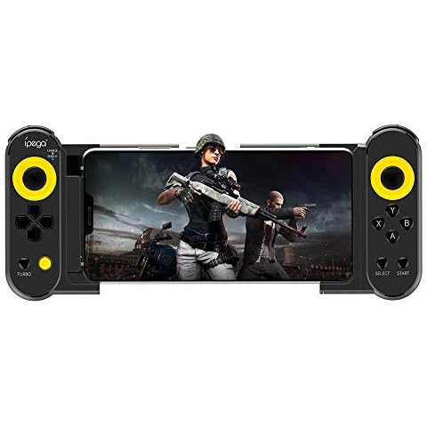 ipega PG-9167 Mobile Game Controller, With Stretchable Wireless 4.0 Smart PUBG Gamepad Controller for Samsung Galaxy S10/S10+ /S21 S22+5G/Huawei Mate40 Pro P40 P30 Android Mobile Smartphone Tablet Cover