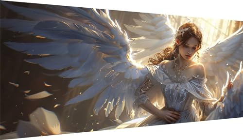 DIY diamond painting grand format contre le stress kit complet peinture diamant geante ange