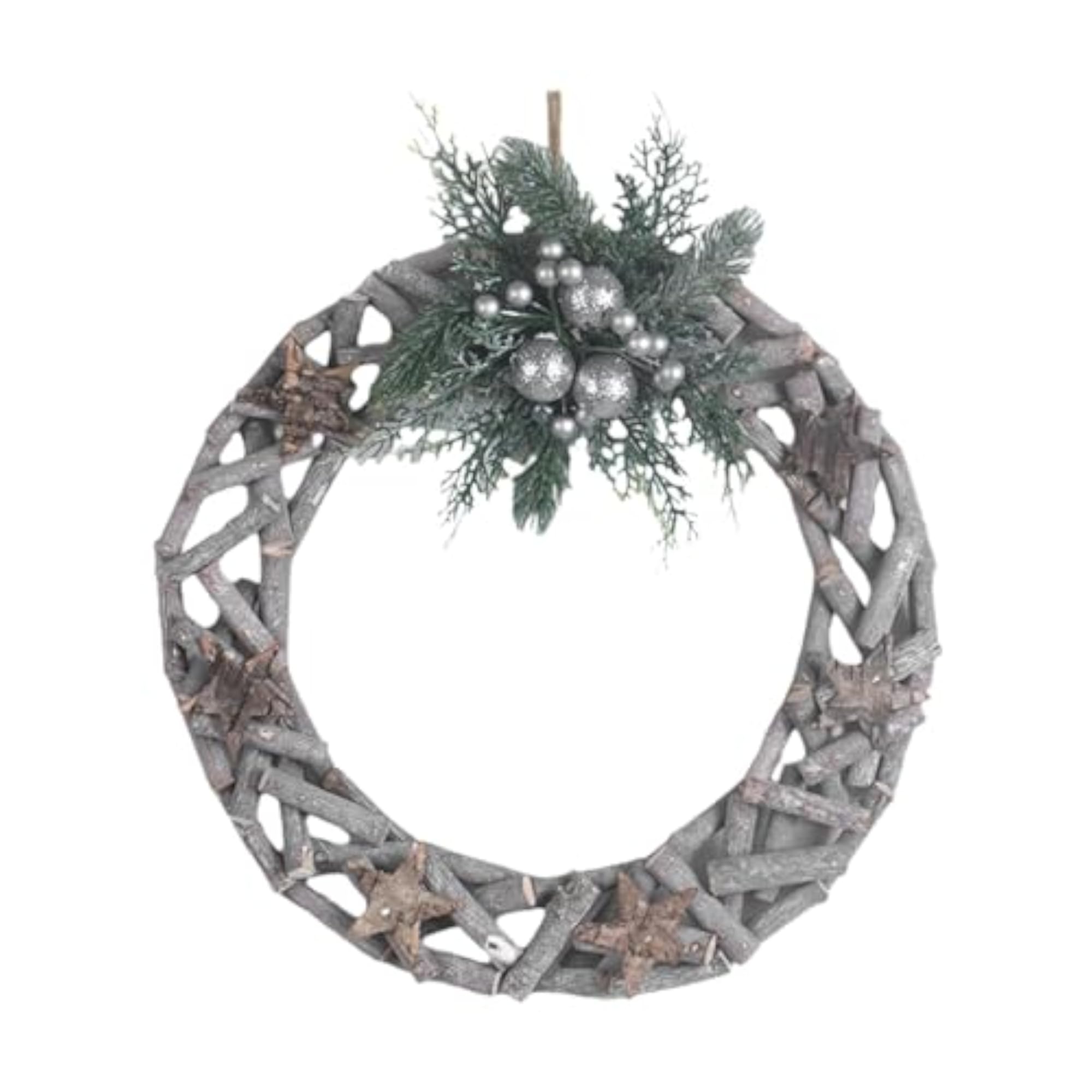 Wood Christmas Wreath for Home Decor