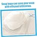 COOLHIYA 4pcs Soap Foaming Net Face Wash Mesh Bags with Hanging for Easy Drying Exfoliating Pouches for Handmade and Facial Soap Suitable for All Skin Types