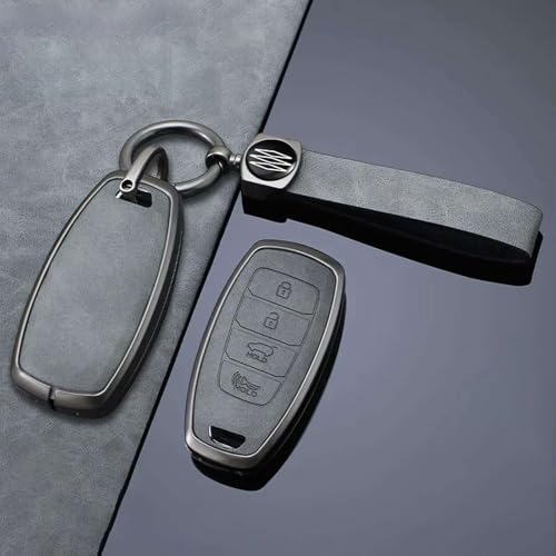 Coque de clé Hyundai antichoc en cuir contre les rayures de Palisade