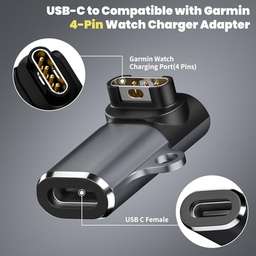 USB C to Watch Charger Cable Adapter Compatible with Garmin 3-Pack - image 4