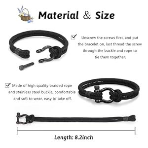 PINKDODO To My Boys Bracelet Gifts for Son Grandson Nephew Brother Bracelets Birthday Graduation Christmas Gifts for Teen Boys