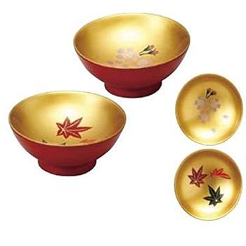 漆器杯SJ223 Amazon.co.jp: 【会津塗】【会津漆器】 18-104-23 朱内金地 2.2