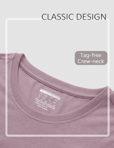 Image of YUCOLEN Long Sleeve Shirts for Women Cotton Crew Neck Casual Tops Fall