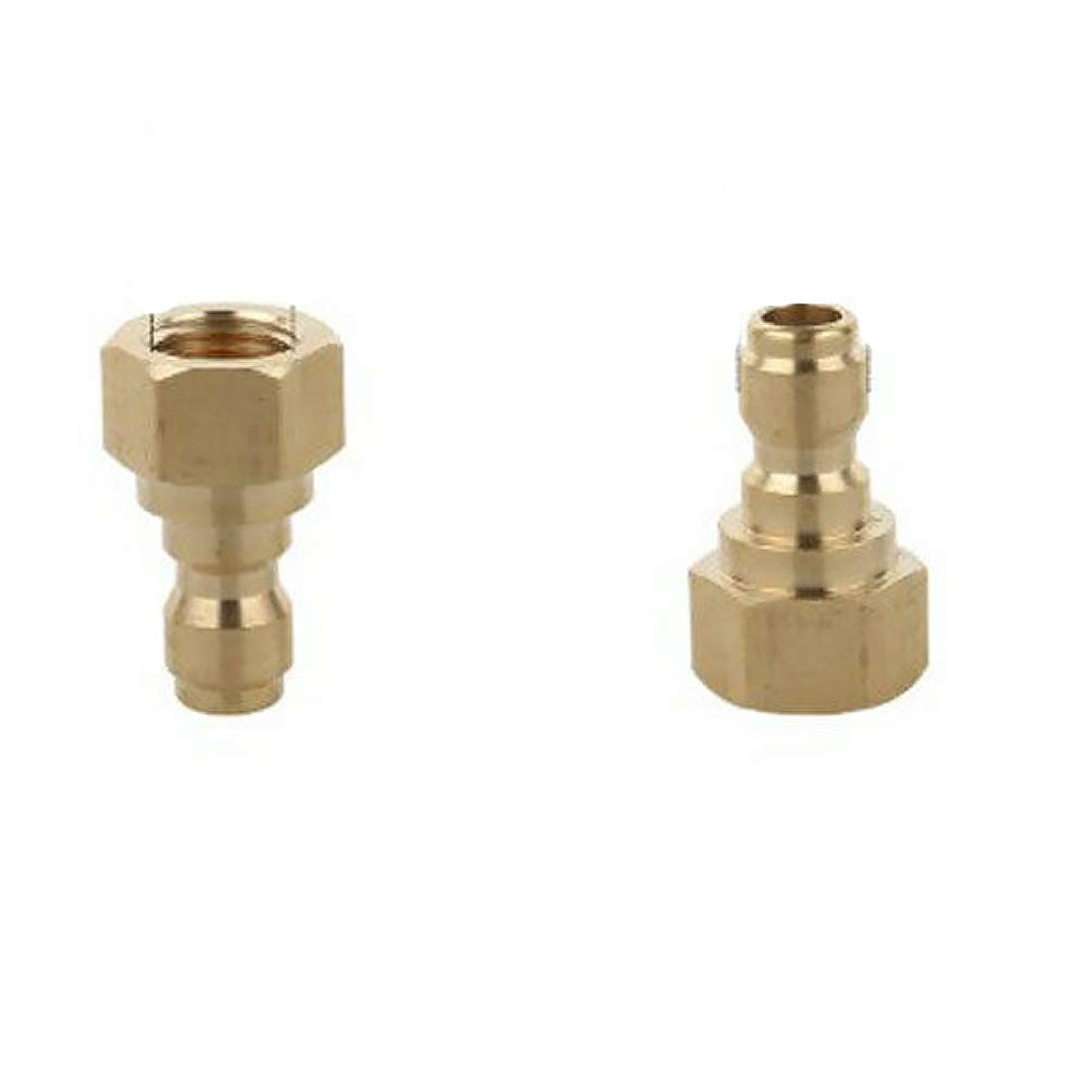 Pressure Washer Gun Adapter BE-TOOL 1/4" Pressure Washer Adapter Quick Release Coupling Adapter for Garden Hose Pressure Washer Gun 2PCS (2#)