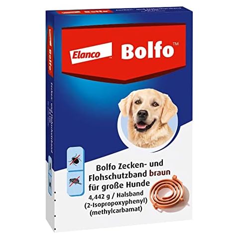Bolfo Tick and Flea Protection Tape, Brown, for Large Dogs, Pack of 1 Cover
