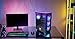 AXIOM GAMING | Nova Series C013 | ATX Mid-Tower PC Case | Built-in RGB Lighting | Tempered Glass Front & Side Panels | 4 x 120mm RGB Fans Included | Fan Controller with Remote | (Black)
