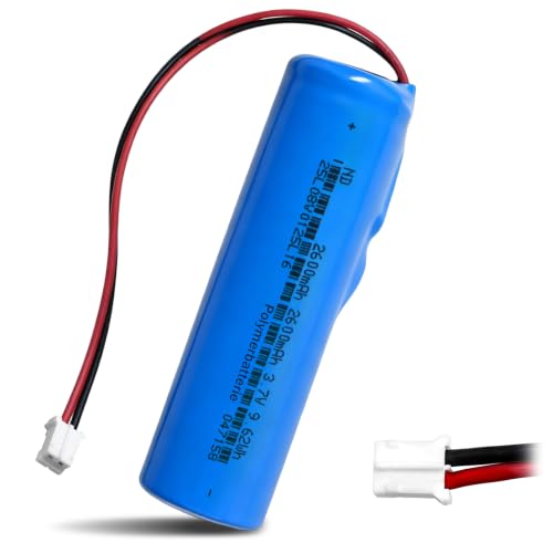 3.7V 2600mAh Wiederaufladbare Batterien Polymer Akku mit PH2.0/2P-Anschluss für DIY-Elektronikprodukte Spielzeug Beleuchtung Bluetooth-Geräte (1 Stück)