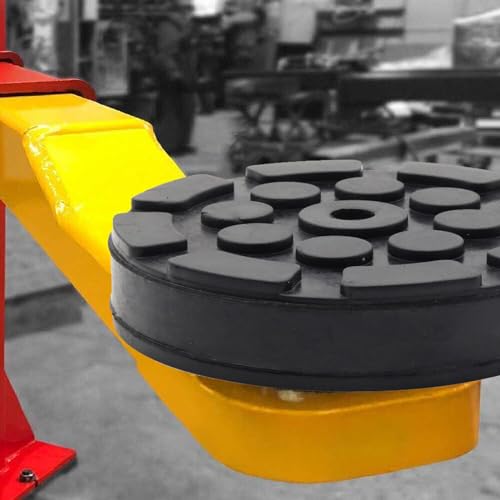 4 Stück Auto Gummiauflage Gummiklotz Gummiblock Für Wagenheber Hebebühne Rangierheber Gummipuffer Unterstellbock Auto KFZ PKW