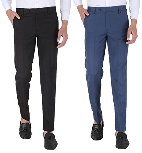 Image of UpToDate Fashion Mens Slim Regular Fit Formal Trouser Formal Pant for Men