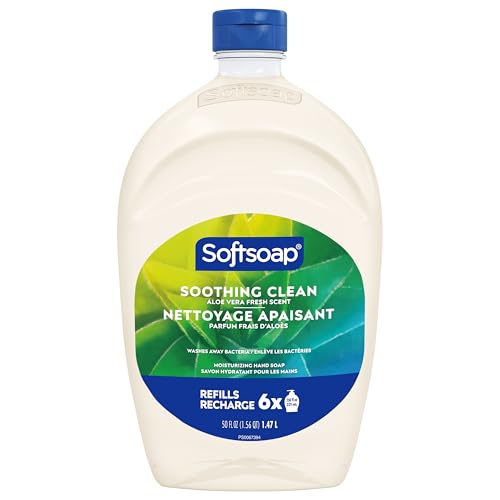 Softsoap - US05264A SOFTSOAP Liquid Hand Soap Refill, Soothing Aloe Vera, 50 Ounce Bottle, Bathroom Soap, Bulk Soap, Moisturizing Hand Soap, Premium Scented Hand Soap (Pack of 6) Packaging May Vary - Image 3