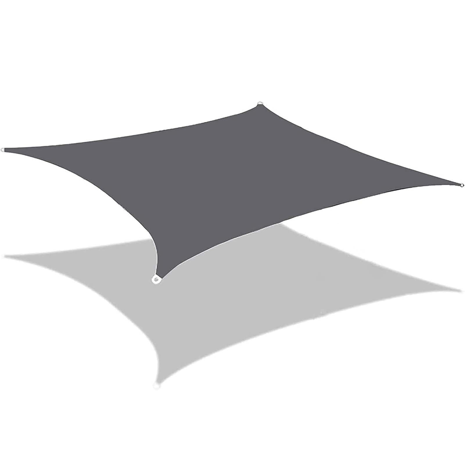 GJZQDKX Rectangular Sun Shade Sail - High Breathability, 95% UV Protection, Wind & Dust Resistant Canopy, Water-Repellent Outdoor Shade for Balcony, Garden, Terrace