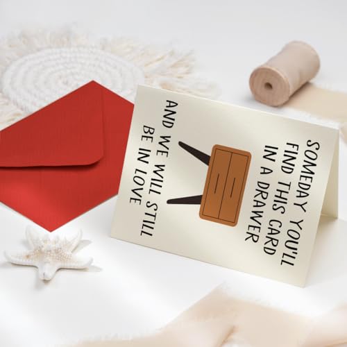 Funny Anniversary Card Gifts for Men, Happy Birthday & Anniversary Greeting Card for Him Husband Boyfriend, Valentines Day Gifts for Him - Image 5