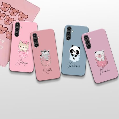 Image of COLORflow Back Cover Compatible with Samsung Galaxy S23 FE 5G | Cute Pocket Cartoons Color Customized Back Cover Compatible with Samsung Galaxy S23 FE 5G
