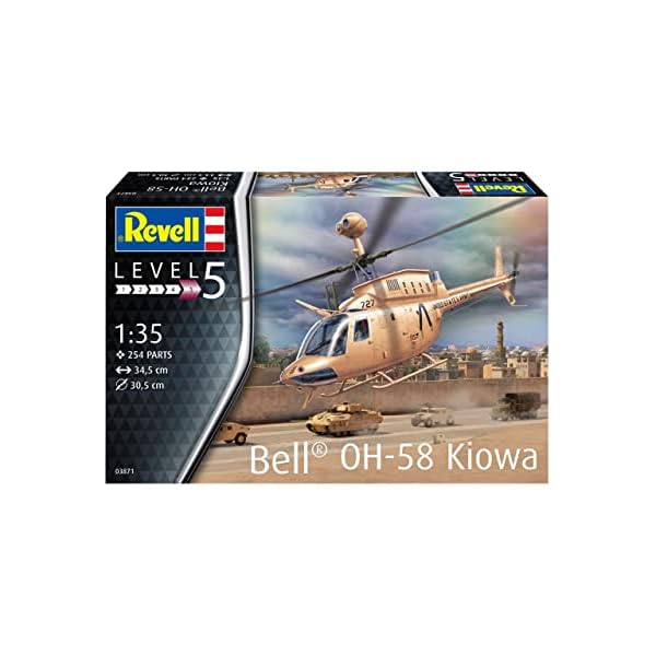 Revell REV-03871 OH-58 Kiowa, 1:35 Modelmaking, farbig – Bild 3